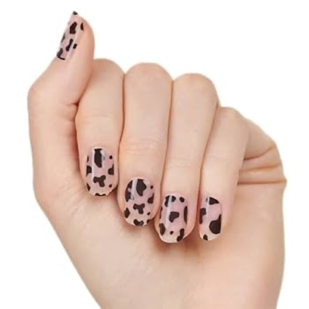 Color Street Black Animal Print Nail Wraps